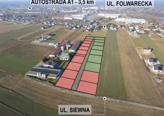 działka na sprzedaż - Żory, Centrum, Siewna
