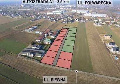 działka na sprzedaż - Żory, Centrum, Siewna